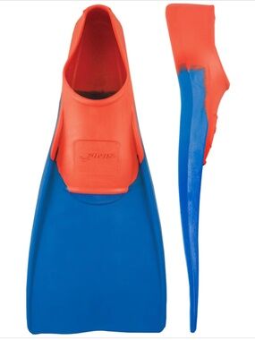 Finis Long Floating Fins (Size M - Red/Blue) - New